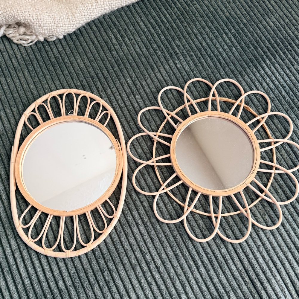 Rattan Mirror Bundle